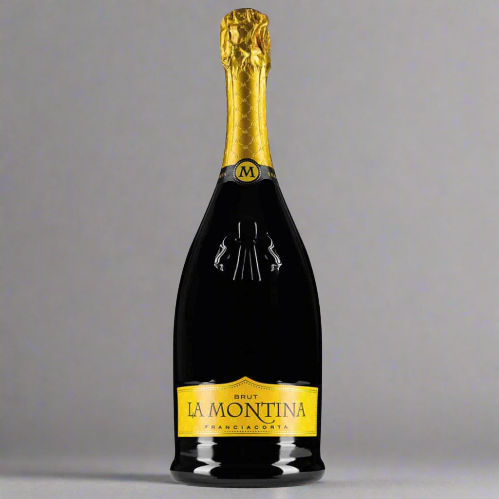 La Montina, Franciacorta Brut DOCG: Top notch Franciacorta that will rival Champagne. Notes of peach and freshly baked croissant