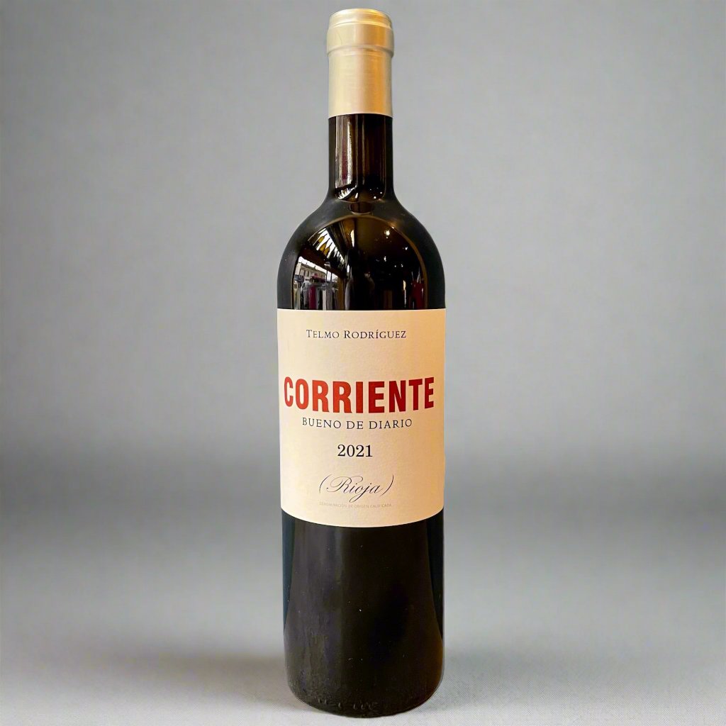 Telmo Rodriguez, Corriente Rioja: A fruit forward Rioja made from a blend of Tempranillo, Garnacha &amp; Graciano. A great gift for any Rioja lover