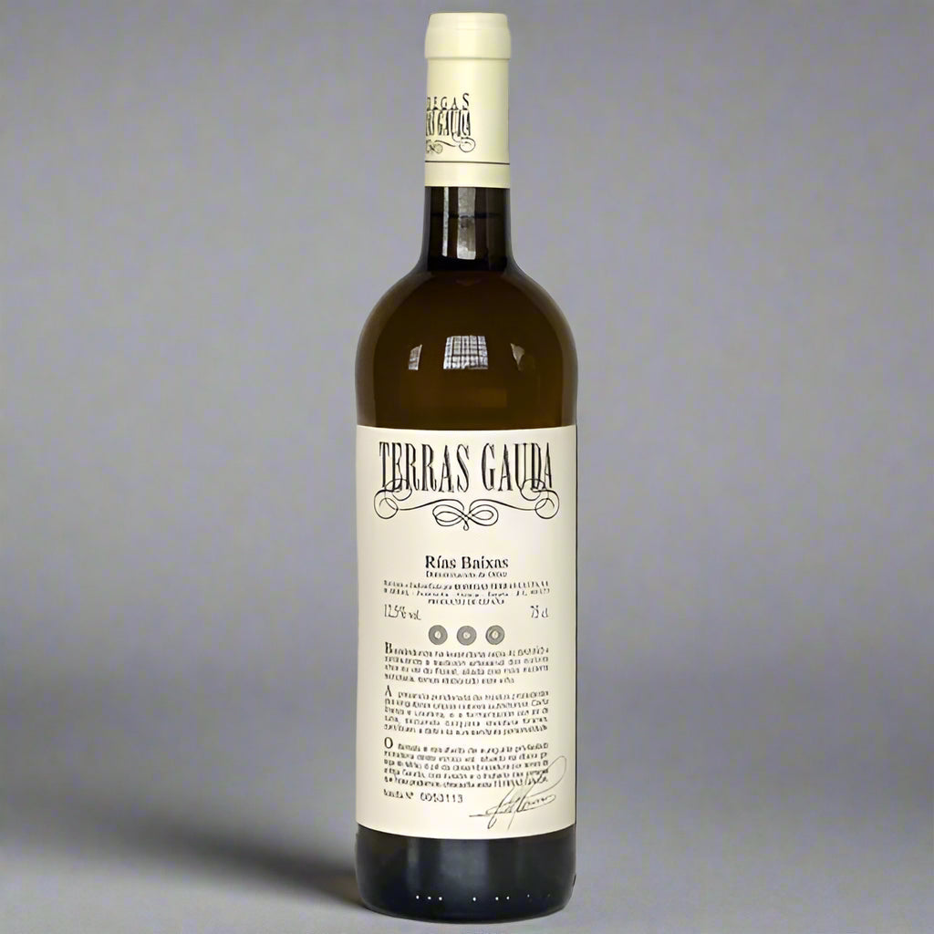 Terras Gauda O Rosal white wine showcasing vibrant citrus and floral notes with a crisp, mineral finish. Perfect for seafood and light dishes.